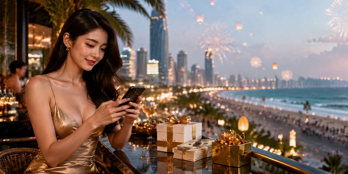 Người dùng trải nghiệm casino di động tại lễ hội Đà Nẵng